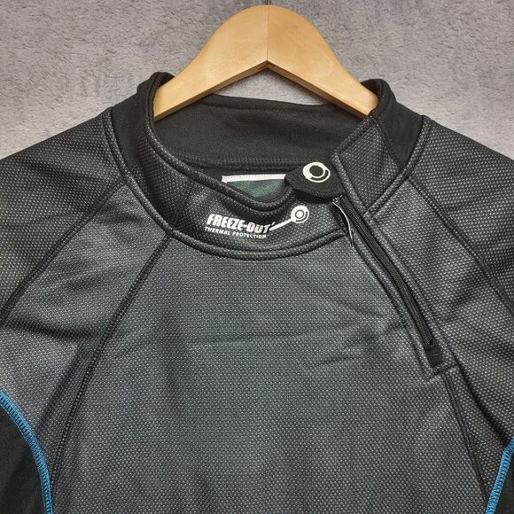 Freeze Out Thermal Protection Mens Large Long Sleeve Shirt 1/4 Zip Base Layer - Picture 2 of 11